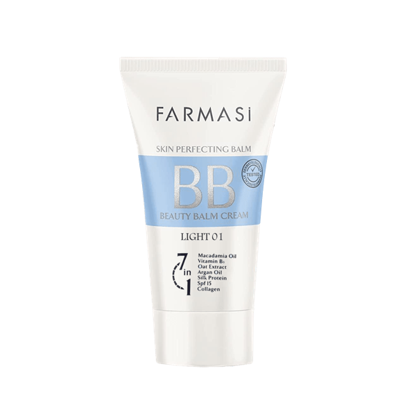 بی بی کرم 7 در 1 فارماسی اصل مناسب انواع پوست Farmasi 7 In 1 Bb Cream شماره 01