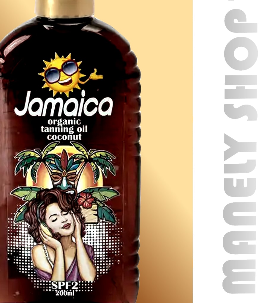 روغن برنزه کننده جامائیکا حاوی عصاره نارگیل Jamaica Organic Tanning Oil Coconut