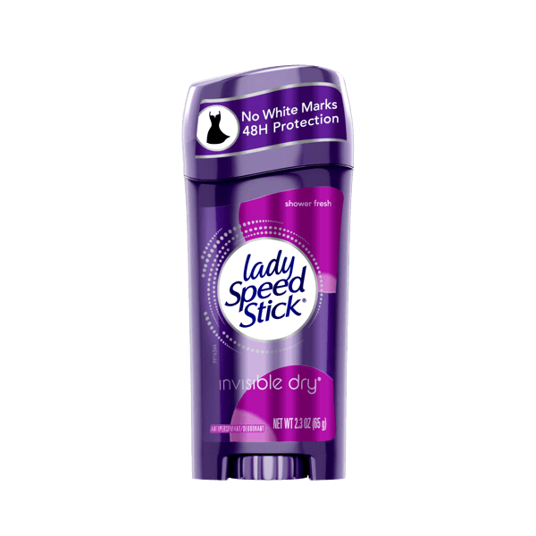 مام صابونی لیدی اسپید استیک مدل شاور فرش 65 گرم اصل Lady Speed Stick Deodorant Invisible Dry Shower Fresh