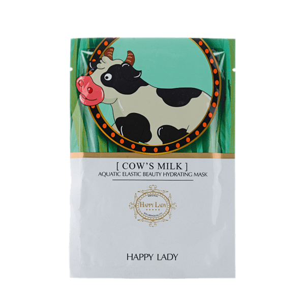 ماسک ورقه ای صورت پروتئین شیر گاو هپی لیدی Happy Lady Cows Milk Face Mask