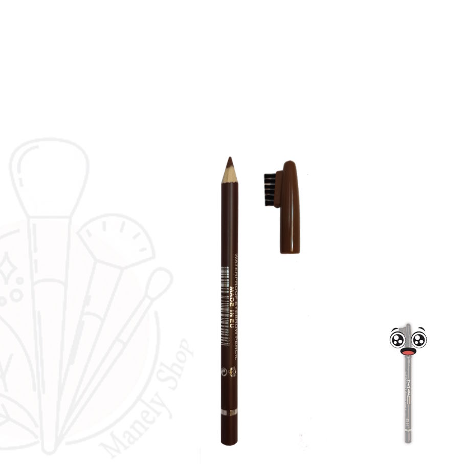 مداد ابرو مک برس دار ضدآب قهوه ای EB04 Mac Eyebrow Pencil
