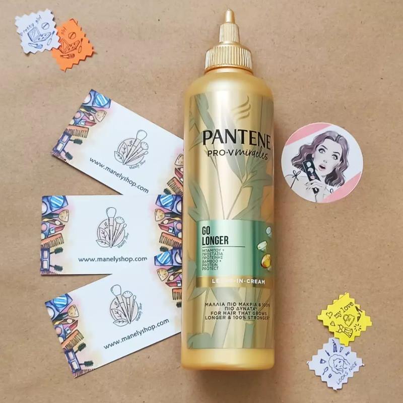 کرم موی پنتن (اصل ایتالیا) مدل Go Longer حاوی پروتئین و بامبو مناسب موهای بلند Pantene Moisturizing Hair Cream