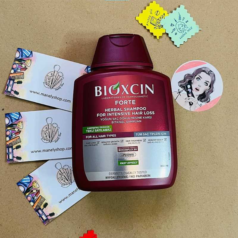 شامپو ضدریزش و تقویت کننده بیوکسین (اصل ترکیه) مناسب انواع مو Bioxcin Forte Herbal Shampoo
